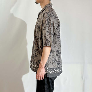 90's～00's Burton 総柄 オープンカラー S/Sシャツ