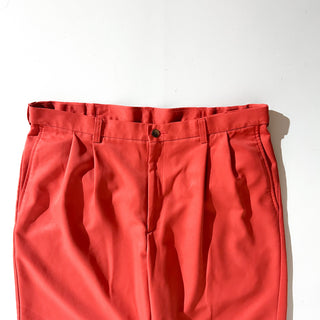 00's HAGGAR サーモンピンク 2タック スラックス ショーツ