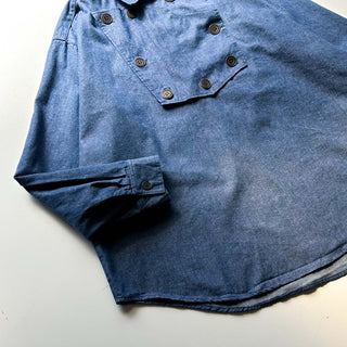 ～90's "made in USA" デニム キャバルリー L/Sシャツ