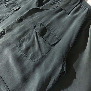 90's Volare シルク オープンカラー S/Sシャツ