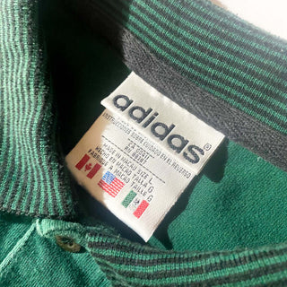 80's adidas グリーン S/Sポロシャツ