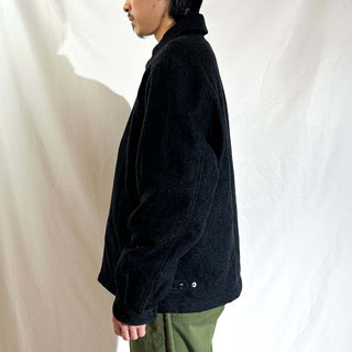 00's OLD NAVY 裏キルティング ダブルジップ ウール ジャケット