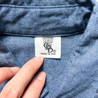 ～90's "made in USA" デニム キャバルリー L/Sシャツ