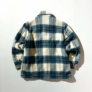 70's～ チェック ウール シャツ ジャケット