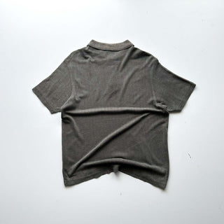 90's PERRY ELLIS コットン×レーヨン ニット S/Sポロシャツ