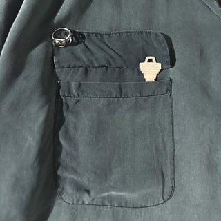 90's Volare シルク オープンカラー S/Sシャツ