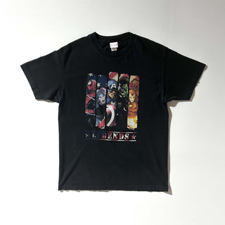 90's～00's marvel "LEGENDS" キャラクター プリント Tシャツ