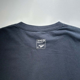 00's anvil "CyberPowerPC" 企業 プリント Tシャツ