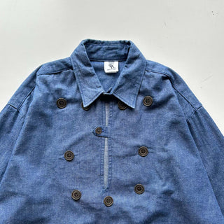 ～90's "made in USA" デニム キャバルリー L/Sシャツ