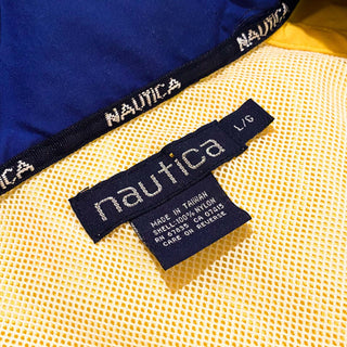 90's NAUTICA イエロー フーデッド セーリング ジャケット
