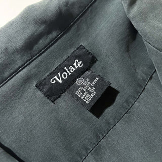 90's Volare シルク オープンカラー S/Sシャツ