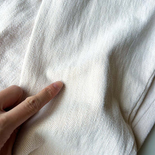 90's Claiborne オフホワイト ヘリンボーン コットン カーディガン