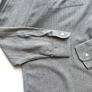 90's～ "made in ITALY" コットン×レーヨン プリント L/Sシャツ