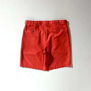 00's HAGGAR サーモンピンク 2タック スラックス ショーツ