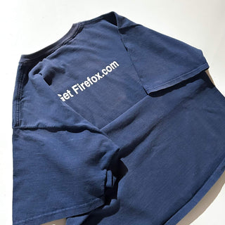 00's FRUIT OF THE LOOM "Get Firefox.com" フェード 両面プリント Tシャツ