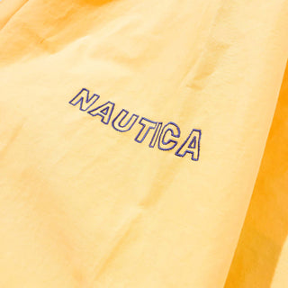90's NAUTICA イエロー フーデッド セーリング ジャケット