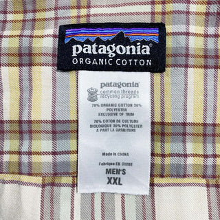 Patagonia オーガニックコットン チェック L/Sシャツ