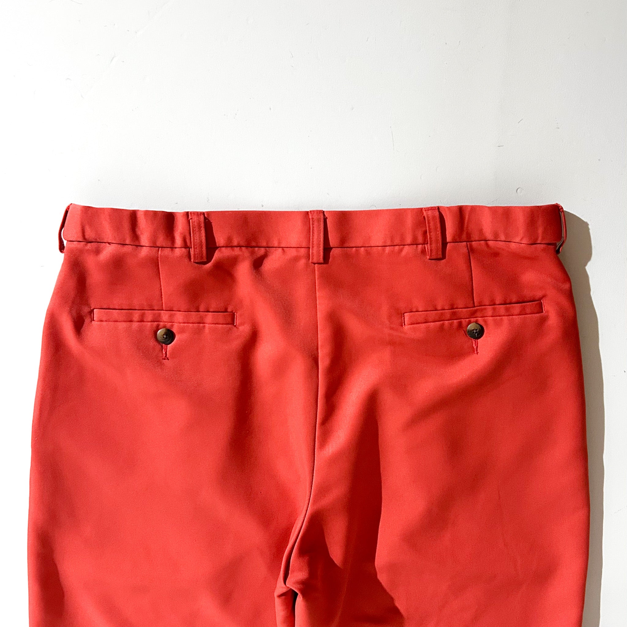 00's HAGGAR サーモンピンク 2タック スラックス ショーツ