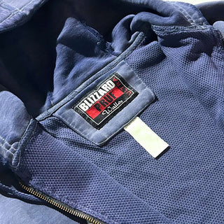 00's WALLO フェード ボロ ダブルフェイス フルジップ スウェット パーカ