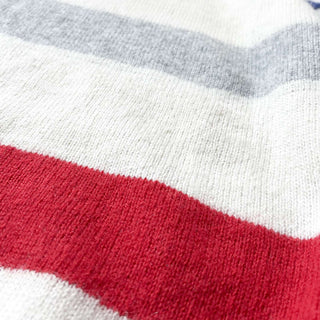 80's～90's "made in USA" PURITAN シェットランドウール マルチボーダー ニット セーター