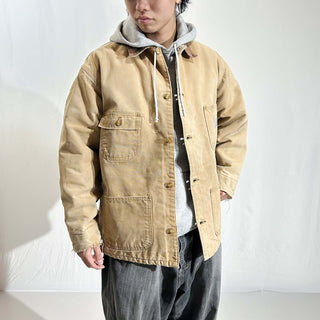 80's～ "made in USA" carhartt ボロ 裏ブランケット ミシガンチョアコート カバーオール ジャケット