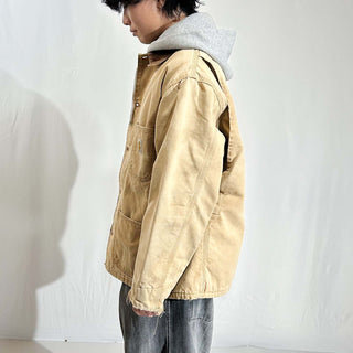 80's～ "made in USA" carhartt ボロ 裏ブランケット ミシガンチョアコート カバーオール ジャケット