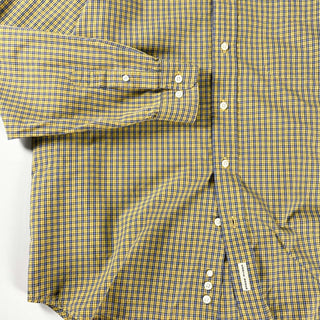90's Eddie Bauer コットンブロード チェック ボタンダウン L/Sシャツ