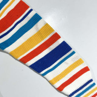 90's～ マルチボーダー コットン ニット セーター