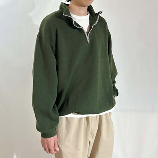 00's Wilson ハーフジップ スウェット シャツ