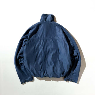 90's EDDIE BAUER ドローコード ピーチスキン セーリング ブルゾン ジャケット