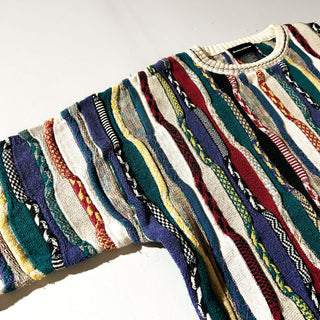 90's～00's CONTE di MILANO 3D ニット セーター