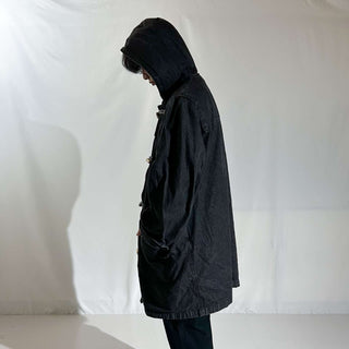 90's～00's denim&co "先染め" ダッフルタイプ デニム コート
