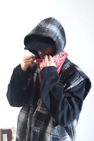 00's Dickies "cheap chic" ブラック ワーク ジャケット