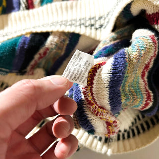 90's～00's CONTE di MILANO 3D ニット セーター