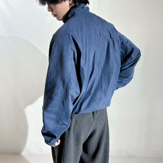 90's EDDIE BAUER ドローコード ピーチスキン セーリング ブルゾン ジャケット