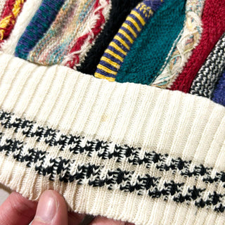 90's～00's CONTE di MILANO 3D ニット セーター