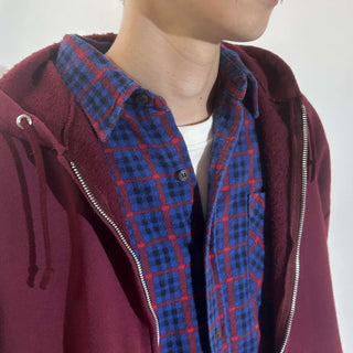 90's～00's DISCUS フルジップ スウェット パーカ