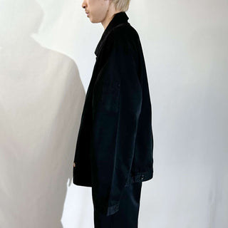 00's Dickies "cheap chic" ブラック ワーク ジャケット