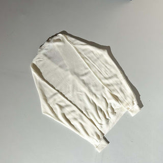 90's "made in USA" ParFour ホワイト ニット カーディガン