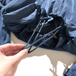 90's EDDIE BAUER ドローコード ピーチスキン セーリング ブルゾン ジャケット