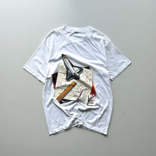 90's "KENNEDY SPACE CENTER FLORIDA" プリント Tシャツ