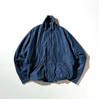 90's EDDIE BAUER ドローコード ピーチスキン セーリング ブルゾン ジャケット