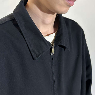 00's Dickies "cheap chic" ブラック ワーク ジャケット