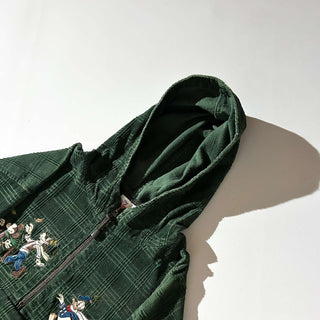 00's the Disney store ドローコード キャラクター コーデュロイ アノラック ジャケット