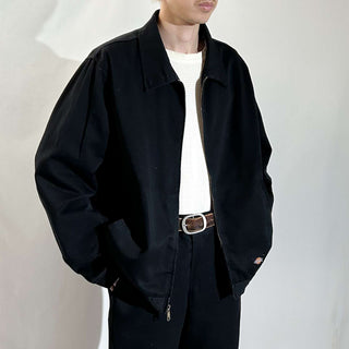00's Dickies "cheap chic" ブラック ワーク ジャケット