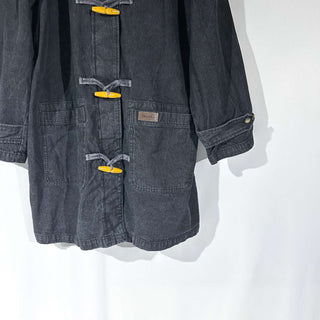 90's～00's denim&co "先染め" ダッフルタイプ デニム コート
