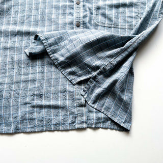 90's Patagonia シアサッカー チェック S/Sシャツ