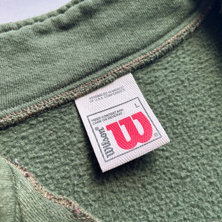 00's Wilson ハーフジップ スウェット シャツ
