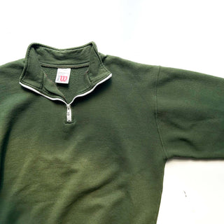 00's Wilson ハーフジップ スウェット シャツ