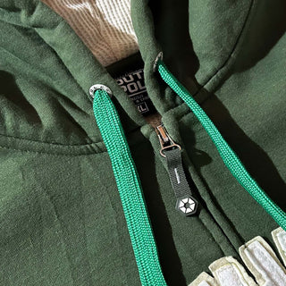 00's SOUTH POLE シニールワッペン フルジップ スウェット パーカ